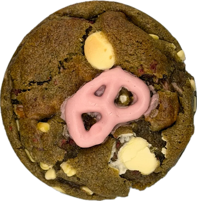 Matcha Strawberry cookie