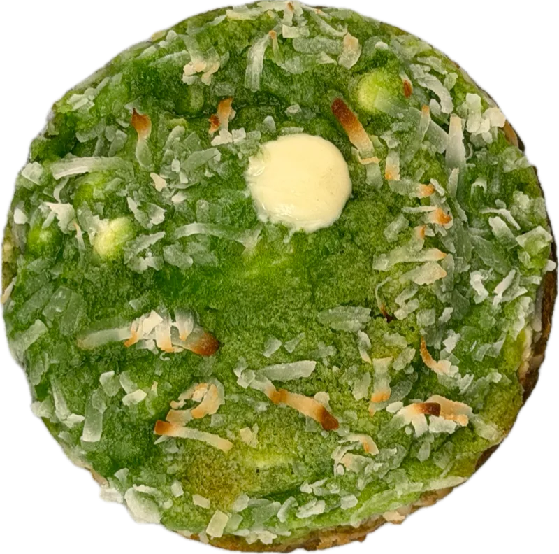 Pandan Coconut cookie